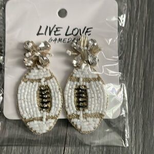 Football earrings